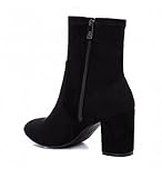 Suela antideslizante XTI 140631, Botas Cortas al Tobillo Mujer, Negro, 38 EU