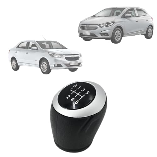 Bola de Câmbio Manopla Onix Prisma Spin Cobalt 2016 a 2020 Cinza Lente Preta Aro Cinza 6 Marchas