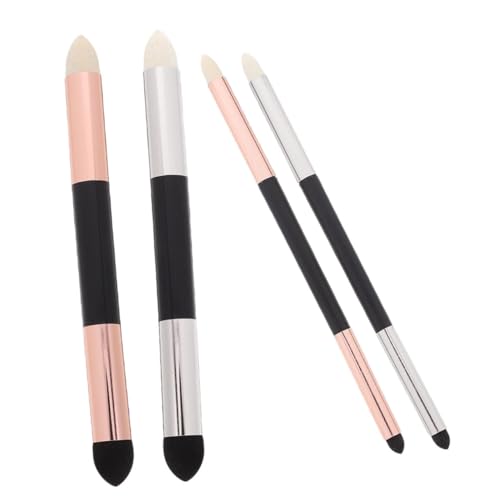 DIYEAH Precision Highlighting Brush Sketch Eraser Pen Set 4pcs Art Blending Tools with Washable Sponge for Artists Students