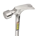ESTWING Framing Hammer - 22 oz Long Handle Straight Rip Claw with Milled Face & Shock Reduction Grip - E3-22SM - Image 3