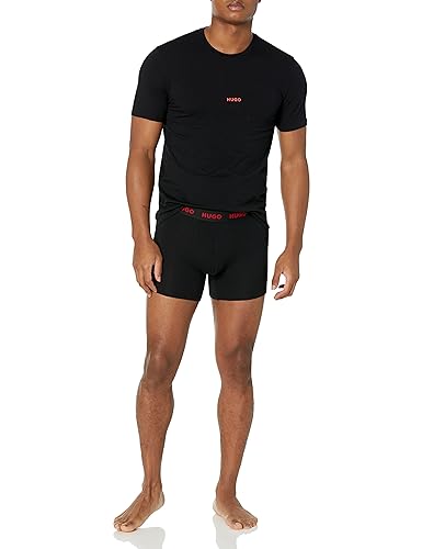 HUGO mens T-shirt and Boxer Brief Set