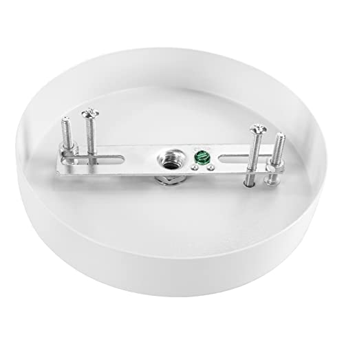 Image of Sangle Sopffy Pendant Light Canopy Kit, 4.7 Inches Ceiling Lighting Canopy Kit with All Mounting Hardware Modern Chandelier Ceiling Plate Cover for Pendant Lighting Fixtures, White (White)