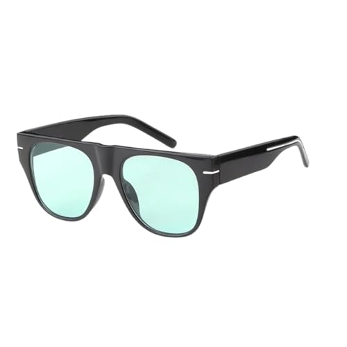 Lunettes de soleil homme rétro vintage UV400 pour femme mode avec rivets