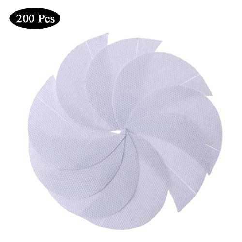 200 Pcs Eyeshadow Shields, Professional Lint Free Eye Pad Under Patches - Prevent Makeup Residue for Eyelash Extensions and Tinting Makeup