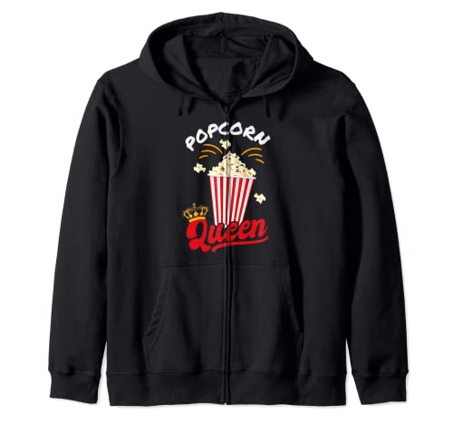 Popcorn Costume da donna – Popcorn Queen – Cinema Felpa con Cappuccio