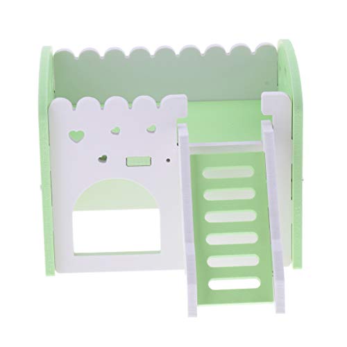 SM SunniMix Kleine dierenhuis knaagdierhuis voor hamsters, cavia's, fretten, chinchilla, eekhoorns - groen - Image 8