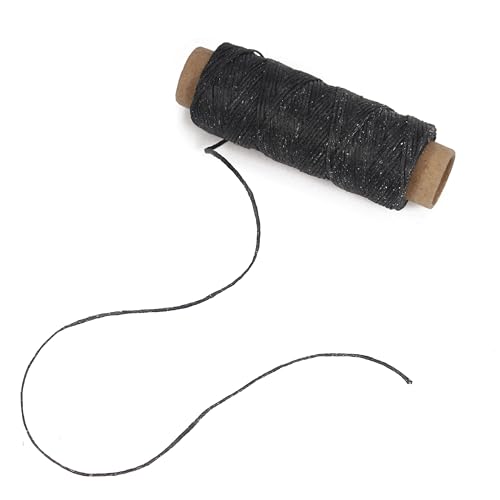 Hilo encerado para coser cuero 55 yardas y kit aguja 8 piezas miniatura 4
