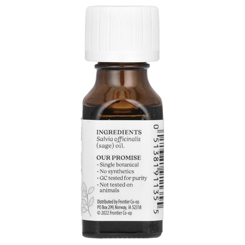 Aceite Esencial de Salvia Aura Cacia 0.5 fl oz miniatura 2