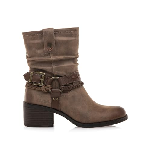 MTNG 59348, Botas Mujer, Piedra, 36 EU