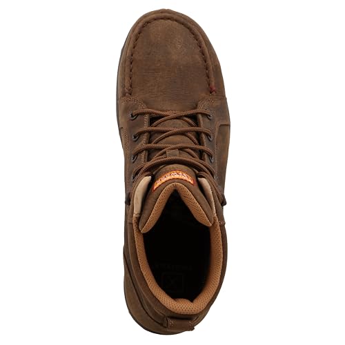 Image of Twisted X Men's 6 inch Nano Composite Toe Waterproof Work Boot, Oak, 7 M