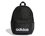 Adidas Damen Essentials Linear Small Rucksack, Schwarz/Schwarz/Schwarz