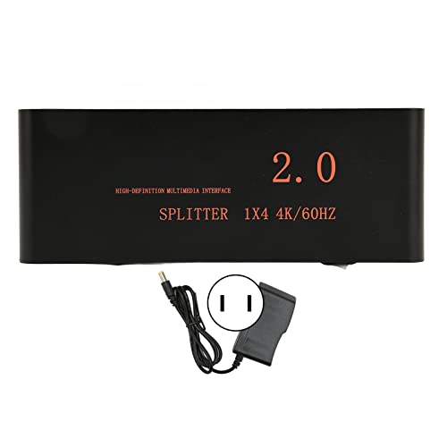 Hdmi Splitter, 1 In 4 Out Hdmi Switcher Splitter, Support 4K Full Hd 3D, Av Distributor Box For Hd Tv Dvd Monitor Projector #TOP6