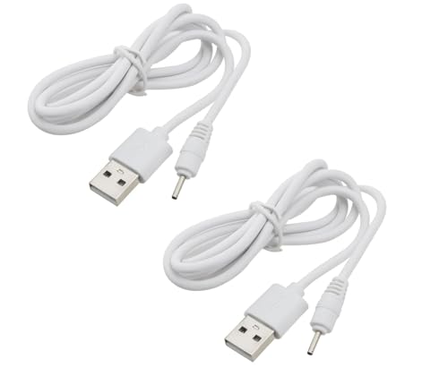 Panlouting 2 Pack | Cable de Carga USB 2,0mm para Lápiz Optico Lápiz de Tableta, para Huion P80 /...