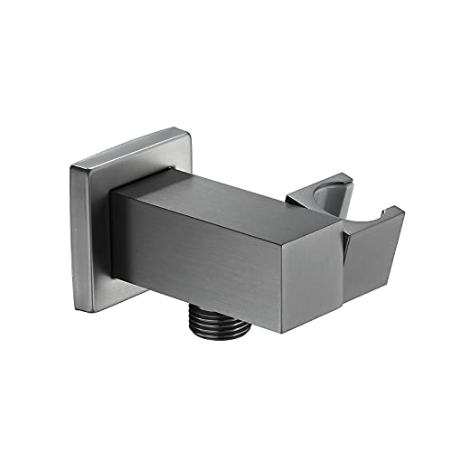 Cabezal de ducha manual cuadrado gris LASEVE miniatura 4