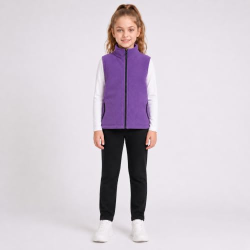 Image of Mud Kingdom Boys Girls Polar Fleece Vest Winter Thick Warm Outerwear Funny Cartoon