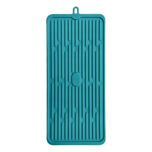 Alfombra para máquina de café | Alfombra de silicona antideslizante con drenaje - debajo de la máquina de café - Para bar mesa de comedor restaurante casa cocina