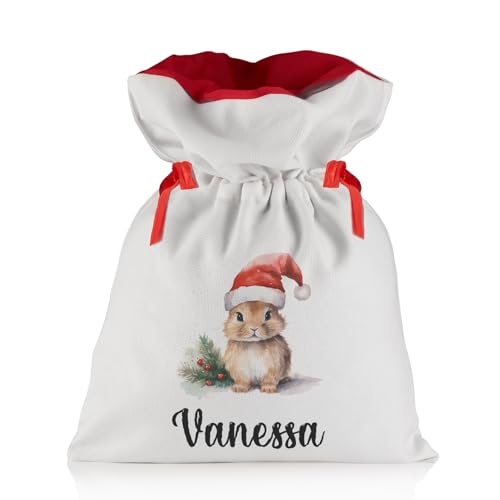 Liebtastisch - Weihnachtsbeutel mit Personalisiert - Weihnachtssack -...