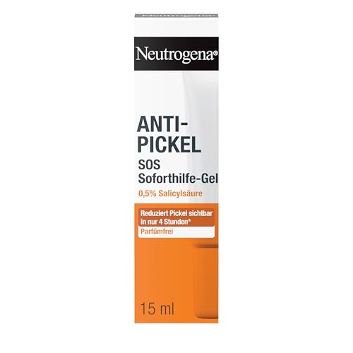 Neutrogena Anti-Pickel SOS Soforthilfe-Gel reinigendes Anti Pickel Gel mit 0,5 Prozent Salicylsäure reinigt mit gezielter Peeling-Wirkung