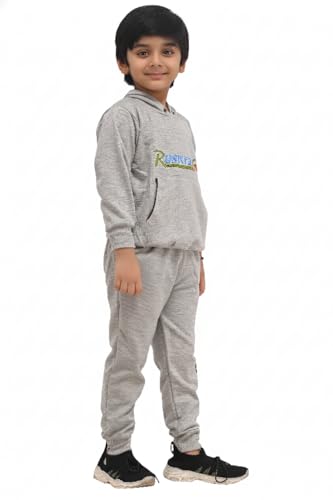 Image of Winter Sweatshirt or Hoodie with Lower Set | Kids clothing set for Boys(Pack of 1)