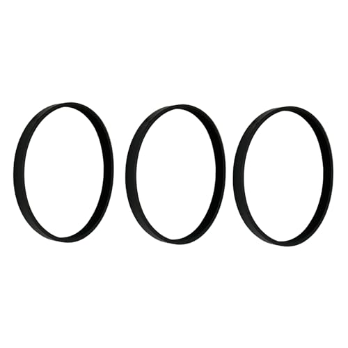 3Pack Vacuum Cleaner Belt Compatible with Bisse-ll MultiClean Pet Vacuum Cleaner 2998 2999 2852 3059 2849 3000 3057 Grooved Belt Triple Action Brush Roll Replace Part 1625646