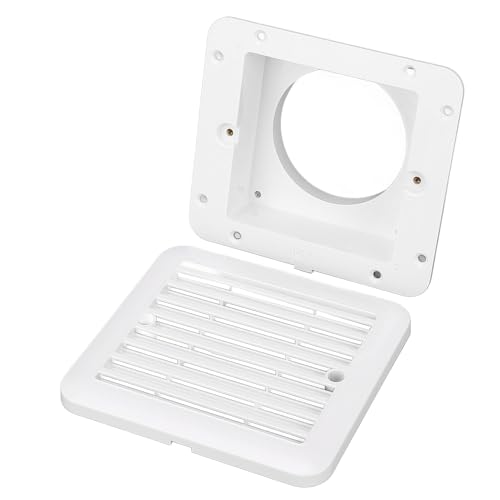 Yctze Rejilla de Ventilación Lateral para Vehículos Recreativos Resistente Al agua: Salida de Intercambio de Aire Versátil para Autocaravana, Remolque, Barco, Yate