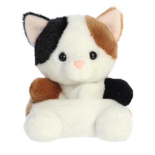 Aurora® Adorable Palm Pals™ Peebs Calico Cat™ Stuffed Animal - Fun Collectible Plush for Kids and Adult Collectors - Perfect for Decorating Rooms...