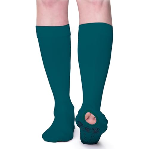 Grip - Open-Toe Compression Stocking - 18 mmHg AES DVT Prevention - Below Knee