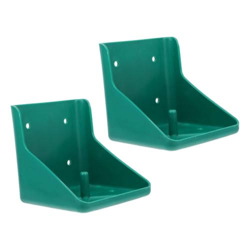 Support de bloc de sel YARNOW en PP vert pour l'alimentation en ferme d'élevage, lot de 2