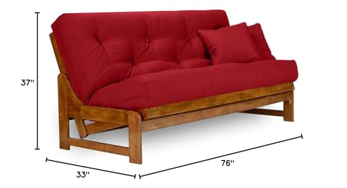 image for Nirvana Futons Arden Futon Set - Full Size Futon Frame with Mattress I