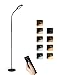 Lampadaire sur Pied Salon, 126 LED lampe de lecture, 4 modes de couleur, 5 modes scène, Cou 360 ° Flexible, Infinite Dimmable, Télécommande & Touch Control, Détachable pour chambre salon