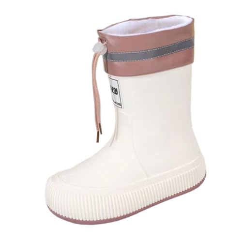 YIJU Botas de Chuva para Mulheres, Calçados de Jardim, Sapatos Resistentes à água, Botas Antiderrapa