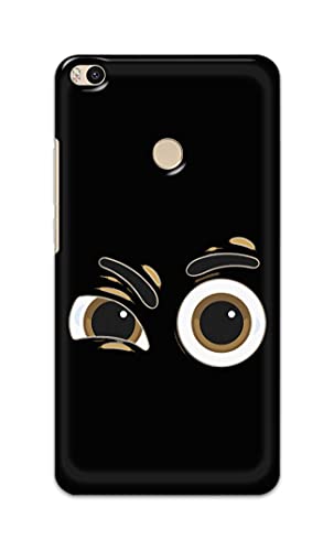 Image of PRINTFIDAA Funky Expression of Cartoon Eyes Printed Designer Hard Back Case Cover for Xiaomi Mi Max 2 (6.44 inch) -(TI) MVN1004