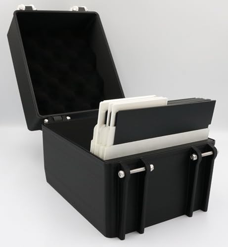 Rugged Protective Carrying Case & 4 Dividers for 5.25 (5 1/4) Floppy Disks