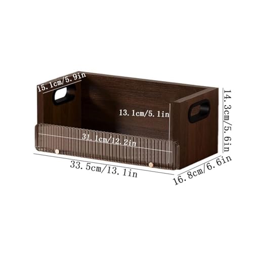 Estante retro for discos de CD madera para solucionar el desorden de álbumes 3