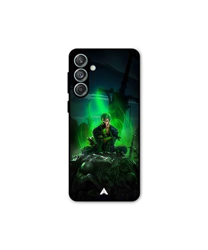 Image of Premium Anime 1 Case for Samsung Galaxy M55 (Glossy Finish) Soft-Touch Metal TPU Back Cover, Shockproof, Designer, Aesthetic Mobile Phone Case