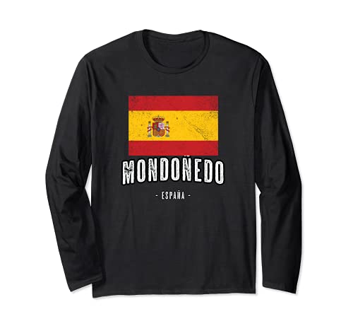 Mondoñedo España | Souvenir - Ciudad - Bandera - Manga Larga