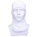 Balaclava Face Mask Adjustable Windproof UV Protection Hood (US, Alpha, One Size, White)