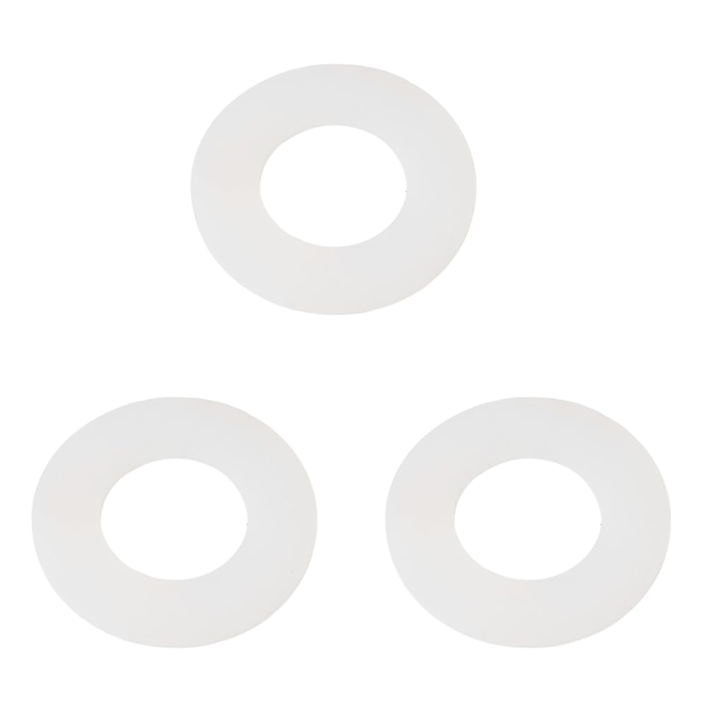 Pneumatic Flush Valve Diaphragm Seal 314574 for Niagara Vantage Single and Dual Flush Cisterns, Rubber Washer Replacement 65mm 38mm Centre 3 Pack Clear Bathroom Toilet Repair Kit
