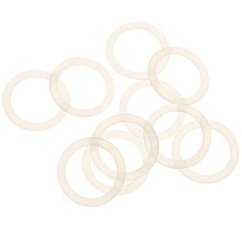 Generic Lot de 10pcs Silicone Bouton Anneau Mam Porte-sucette Bébé Pince Adaptateur Forme O - Clair