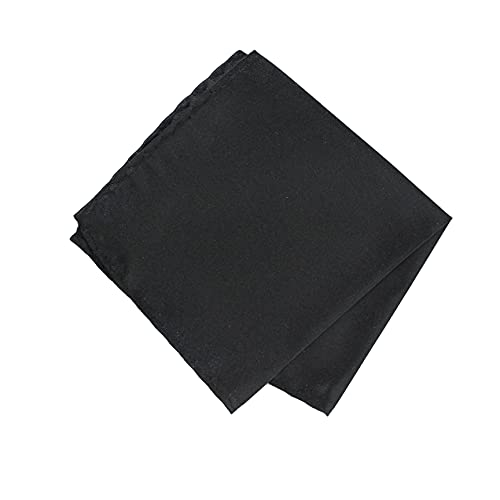 Image of TIE STUDIO Men's Solid Pocket Square | Size- 10cm x 10cm | Colour-Royal Blue | Pack of 1 |