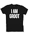 I Am Groot T-shirt- X-Large - Black