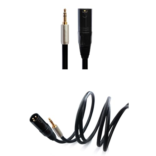 Cable de 3.5 mm a XLR macho para eliminar ruidos al conectar el PC 6