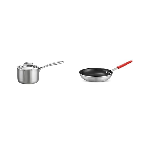 Covered Sauce Pan Stainless Steel Tri-Ply Clad 1.5-Quart, 80116/021DS &