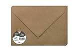 Color: Kraft Clairefontaine 29002C Paquete de 20 sobres de polen 16.2 x 22.9 cm 135 g Brown Kraft
