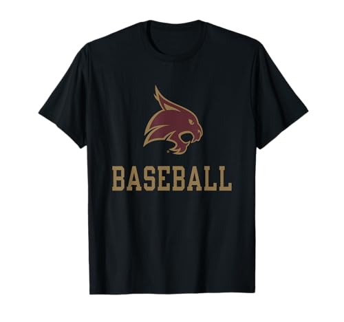 Texas State Bobcats Baseball Icon Officially Licensed T-Shirt