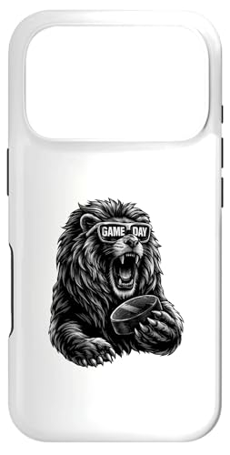 Funny Hockey Lion Game Day Vintage Shirt Fans �X�}�z�P�[�X iPhone 17 Pro �p