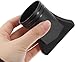2Pcs Black Blow Dryer Attachment Not Universal Professional Plastic Hair Dryer Hair Dryer Nozzle Replacement Narrow Blow Flat for Diameter 4.3cm to 4.5cm Diffusers, Concentrator Nozzles