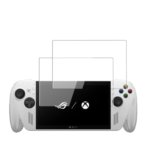 KONXISA 2-Pack Screen Protector for ROG Xbox Ally X, Tempered Glass Gamer Screen Protector, 9 Hardness HD Clear Anti-Scratch Bubble-Free Protective Film