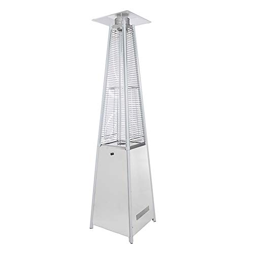 AIZYR 42 000 BTU Chauffe-Terrasse Pyramid, Chauffage Extérieur Au Propane avec Roues Et...