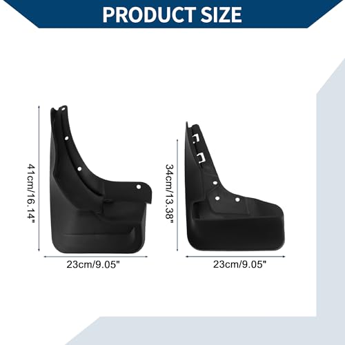 Image of Mud Flaps Splash Guards W /Mount Accessories for Mercedes-Benz ML350 without Pedal 2012-2015 Front and Rear Mud Guards 1 Set